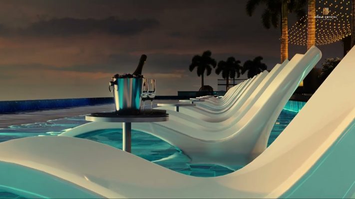 Noble crystal Tây hồ Gồm 5 tòa tháp cao 40 tầng, 3 tầng hầm, cung cấp 955 căn hộ. Dự kiến giá bán căn hộ 150-270 triệu đồng/m2, bàn giao vào năm 2026.